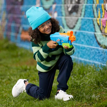 Nerf Elite Jr Ultimate Starter Set, 2 Easy Play Toy Foam Blasters, 15 Nerf Elite Darts, 2 Targets, Kids Outdoor Games (F6369)