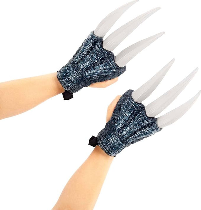 Mattel Jurassic World Dominion Dinosaur Claws, Therizinosaurus Dino Role-Play Toy & Costume Accessory, Wearable Glove-Style with 10-inch Slasher Claws