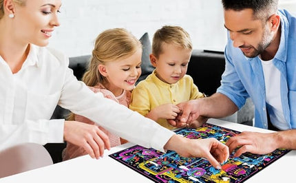 Wooden Jigsaw Puzzle for Adults - Challenging 300 Piece Puzzle with Cool Shapes - Mind Bending Brain Teaser Collection (Sci-Fi Sewer)