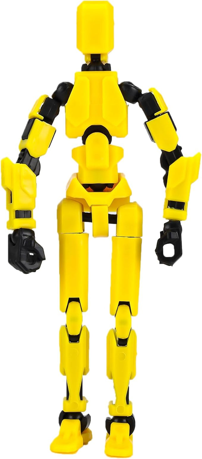 T13 Action Figure Set, 3D Printed Multi-Jointed, Titan 13 Action Figures, Multi-Articular Lucky Mobile Robot Nova T-13, Desktop Decorations for Game Lovers Toys