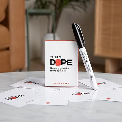 That's Dope: The Party Game for Strong Opinions • Custom Pack