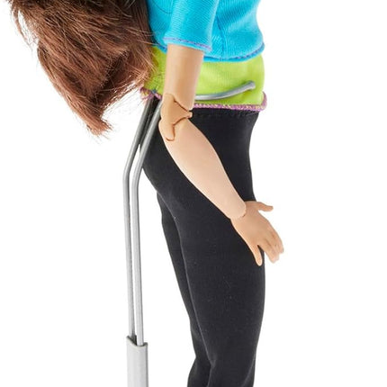 Plymor DSP-5125S Silver Adjustable Doll Stand, fits 10, 11, and 12 inch Slim Waist Dolls, Waist is 1.125" - 1.5" wide, 3.25" - 4" around, Pack of 6