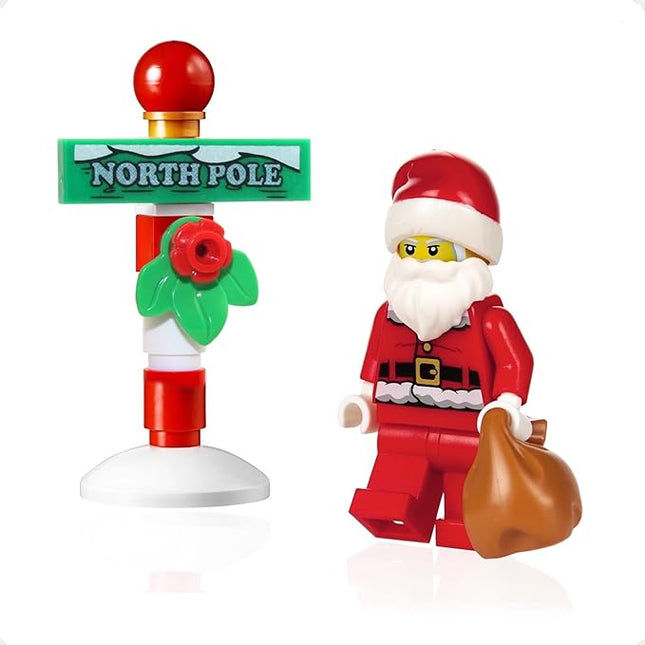 LEGO Holiday Minifigure - Santa Claus (with with Small Christmas Xmas Tree and Present) 25pcs