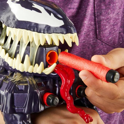 Nerf Marvel Spider-Man VenomVersus Marvel's Venom Strike Blaster, Spider-Man Role Play Toy