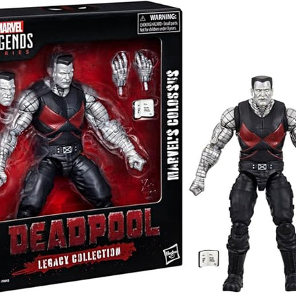 Marvel Legends Series Colossus, Deadpool Legacy Collection Deluxe Collectible 6 Inch Action Figure