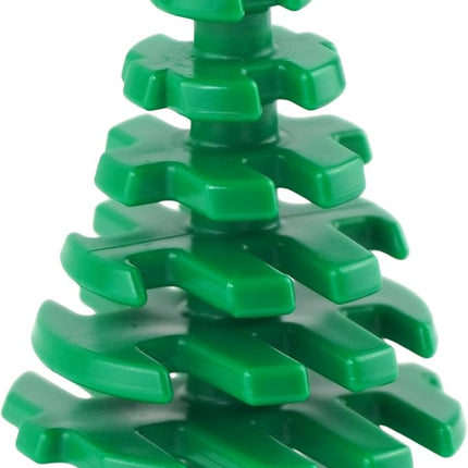 LEGO NEW 10 pcs GREEN PINE TREE SMALL 2x2x4 Plant Christmas City Town Building Forest Greenery Foliage Train Pack set boy girl part piece