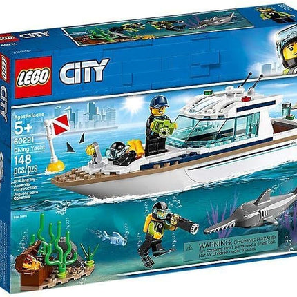 LEGO City Great Vehicles Diving Yacht 60221 Building Kit (148 Pieces)