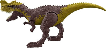 Mattel Jurassic World Strike Attack Genyodectes Serus Dinosaur Action Figure Toy with Attack Feature & Movable Joints