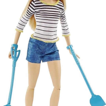 Barbie Walk and Potty Pup with Blonde Doll