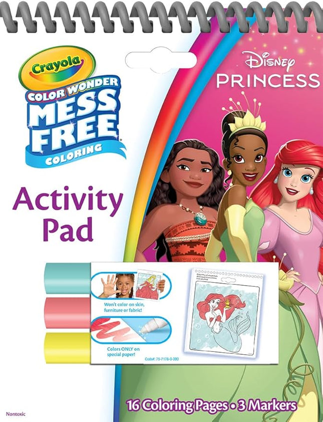 Crayola Disney Color Wonder Bundle (3 Pack), Stocking Stuffers for Kids, Toddler Mess Free Activity Pads & Markers, Disney Coloring Toys, Holiday & Christmas Gifts, 3+