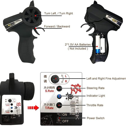 Remote Control Car RC Van Mini Cabin Car RC Crawler Off Road Climbing Vehicle Drift Speed Model Toy All Terrain Drifting Rc Crawler for Kids Hobby