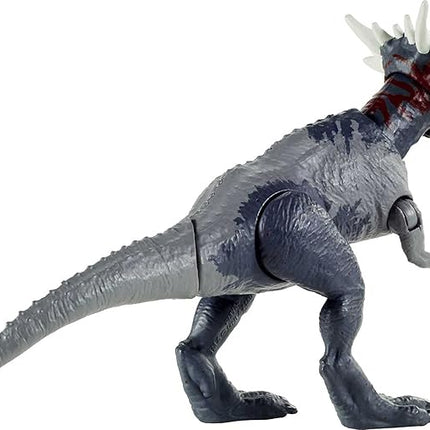 Mattel Jurassic World Toys Camp Cretaceous Stygimoloch Stiggy Savage Strike Dinosaur Figure, Smaller Size, Attack Move Iconic to Species, Movable Arms & Legs, Ages 4 Years Old & Up