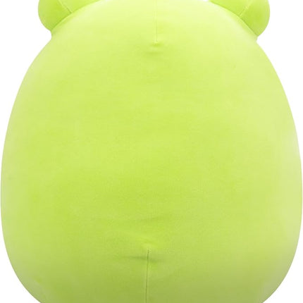 Squishmallows Original 14-Inch Wendy Green Frog with Mushroom Embroidery - Official Jazwares Plush (Large)