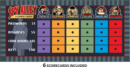 Spy Alley Mensa Award Winning Family Strategy Board Game