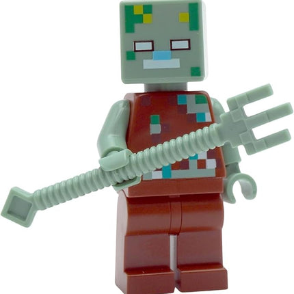 LEGO Minecraft: Adventurer with Drowned and Axolotl Combo Pack - 6+