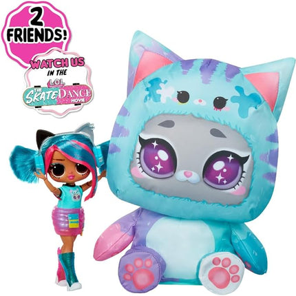 LOL Surprise Tweens Costume Surprise Emma Emo Fashion Doll with Inflatable Teal Kitty Pet Costume and Multiple Surprises Including Fabulous Fashions & Accessories – Great Gift for Kids Ages 4+