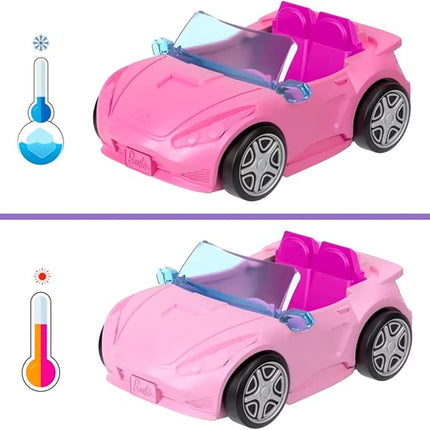 Barbie Mini Barbieland Doll and Vehicle Playset - Bundle with 3 Barbieland RV, Car, and Jeep Vehicles Plus Stickers, More | Barbie Party Favors for Girls, Kids