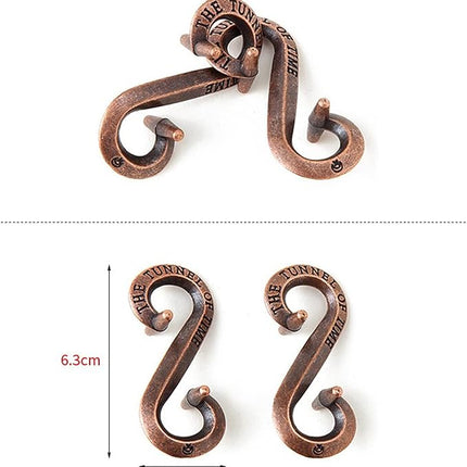 VolksRose 15pcs Brain Teaser Puzzles, Metal Wire Puzzles Set, Mind Smart Game IQ Challenge Puzzle Games, Educational IQ Test Unlock Interlocking Toy Lock Puzzles Gift for Adults Teenagers