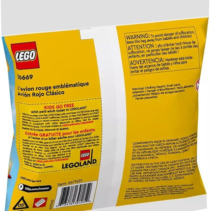 LEGO Creator Iconic Red Plane 30669