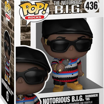 Funko Pop Rocks: Notorious Big B.I.G. Summer '95 - Biggie - Collectable Vinyl Figure - Gift Idea - Official Merchandise - Toys for Kids & Adults - Music Fans - Model Figure for Collectors