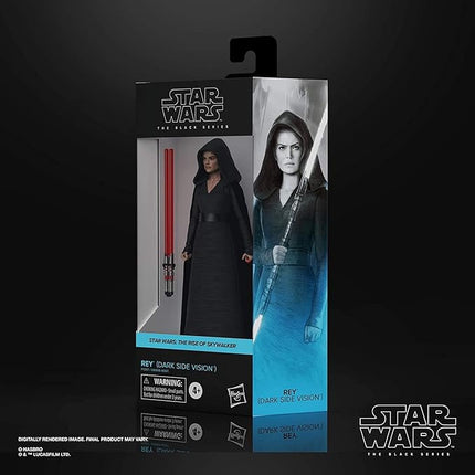STAR WARS The Black Series Rey (Dark Side Vision) Toy 6-Inch Scale The Rise of Skywalker Collectible Action Figure, Ages 4 and Up, Multicolored (F1307)