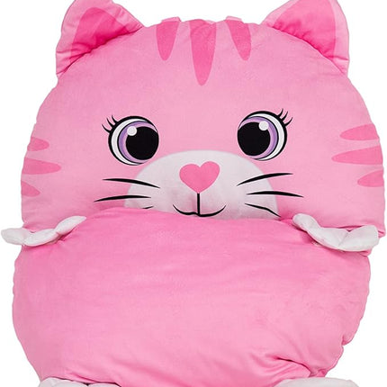 Kid's Nap Buddies Character Preschool Nap Mat, Toddler Sleeping Bag with Pillow for Daycare, Ages 3+