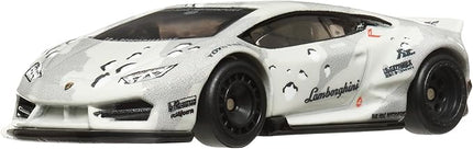 Hot Wheels Premium Car Culture Collectible Toy Car, 1:64 Scale Die-Cast LB-Works Lamborghini Huracan Coupe, Slide Street Vehicle with Real Riders Tires