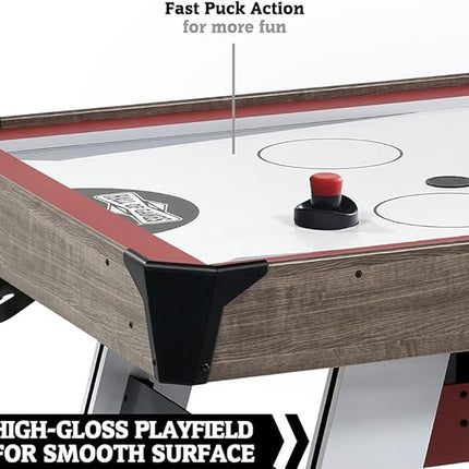 Hall of Games Air Hockey Table, Indoor Arcade Gaming Sets with Electronic Score Systems, Perfect for Family Game Rooms