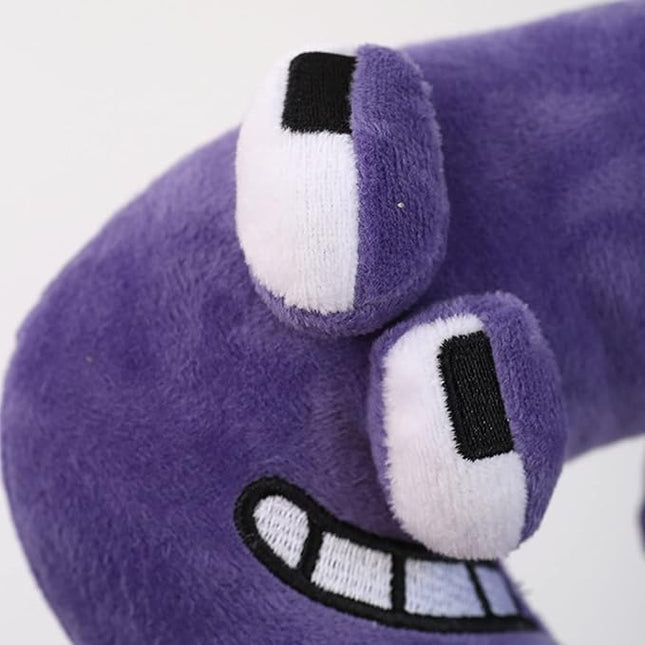 26-Letter Plush Toy Set (A-Z) - Cute Stuffed Plush Toys & Decorative Pillow, Educational Gift for Kids & Fun Home Decor (L)