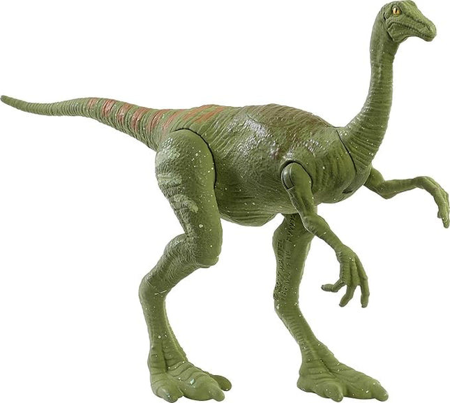 Mattel Jurassic World Camp Cretaceous Fierce Force Dinosaur Action Figure, Gallimimus Dino Toy with Movable Joints, Realistic Sculpting & Single-Strike Motion