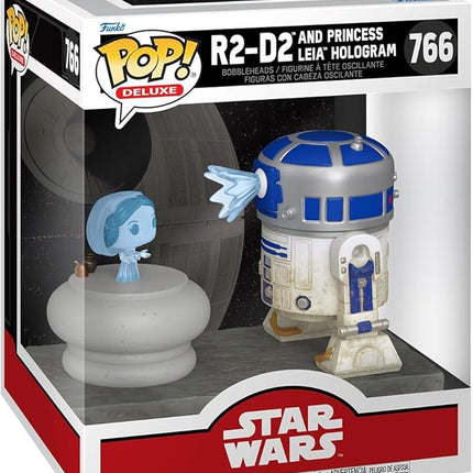 Funko Pop Deluxe: R2-D2 with Leia - Star Wars - Collectable Vinyl Figure - Gift Idea - Official Merchandise - Toys for Kids & Adults - Sci-Fi Fans - Model Figure for Collectors and Display