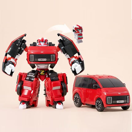 New TOBOT, TOBOT Z, Youngtoys Transforming Collectible Vehicle to Robot, Heroes Animation Character Toys for Kids 3 and up Transform Toys Cars, Large Size 8-inch