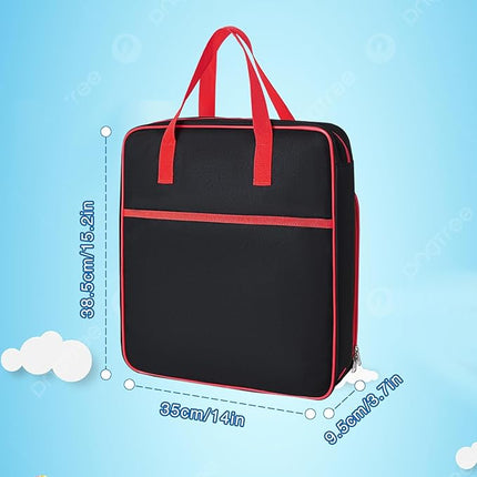 Toy cars Carrying Case Compatible with Hot Wheels Up to 99pcs, Portable Car Toy Storage Organizer Bag for 1/64 Scale Toy Cars, Matchbox Cars, Dolls, Mini Toys, Bag Only(Red)