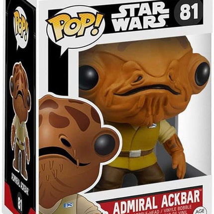 Funko POP Star Wars: Episode 7 - Admiral Ackbar Action Figure