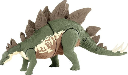 Mattel Jurassic World Toys Camp Cretaceous Mega Destroyers Stegosaurus Dinosaur Action Figure, Toy Gift with Movable Joints, Attack and Breakout Feature