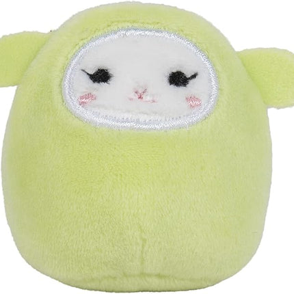 Squishville Mini-Squishmallows Besties Multipack - 14 Rainbow 2-Inch Plush Toys: Red Panda, Tabby Cat, Octopus & More