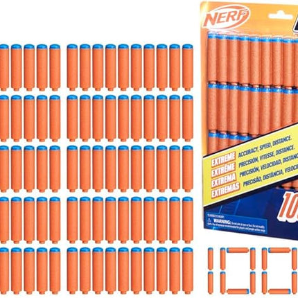 Nerf N Series N1 Darts, Includes 100 Darts, Compatible Only with Nerf N Series Blasters, Outdoor Games, Ages 8+ (Amazon Exclusive)