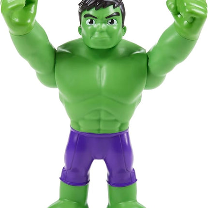 Spidey and His Amazing Friends Marvel Supersized Hulk 9-inch Action Figure,Preschool Super Hero Toy,Kids Ages 3 and Up,Avengers Action Figures
