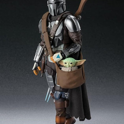 S.H. Figuarts Star Wars The Mandalorian (Din Jalin), Approx. 5.9 inches (150 mm), ABS & PVC & Cloth, Pre-painted Action Figure