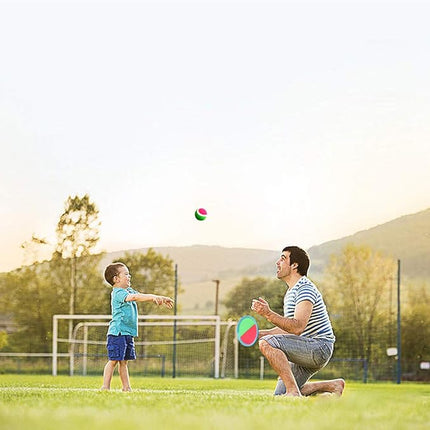 Ayeboovi Replacement Sticky Balls, 4 Packs, 2.6 Inch Diameter, Suitable for Toss and Catch Game