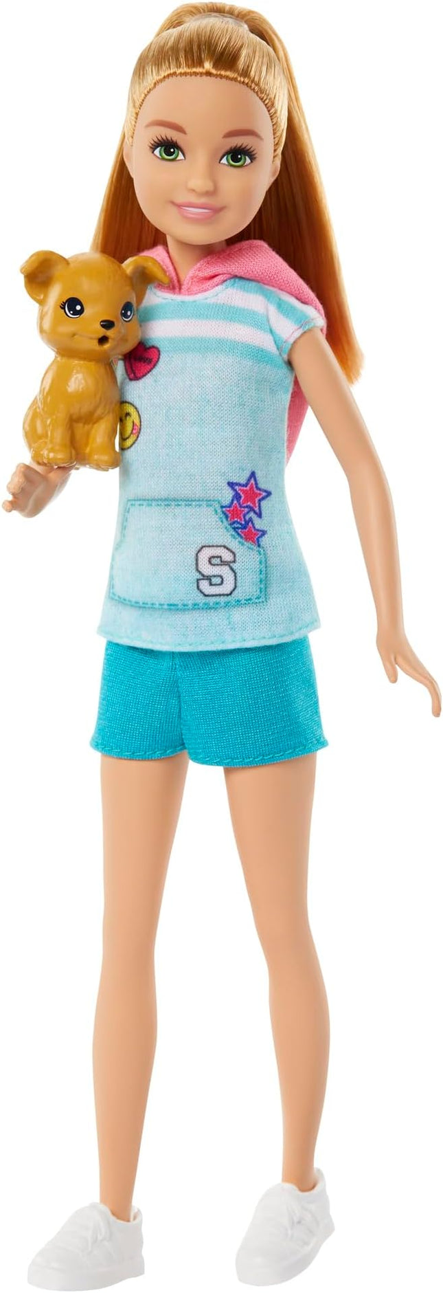 Barbie Stacie Doll with Pet Dog, from and Stacie to The Rescue Movie Toys, Blonde Hair Doll