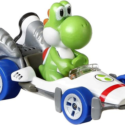 Hot Wheels Mario Kart Collection of 1:64 Scale Die-Cast Replica Vehicles, Toy Collectibles