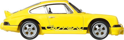 Hot Wheels Premium Car Culture Hammer Drop 1:64 Scale Die-Cast Porsche 911 Carrera RS 2.7 Vehicle with Real Riders Tires & Metal/Metal Body & Chassis