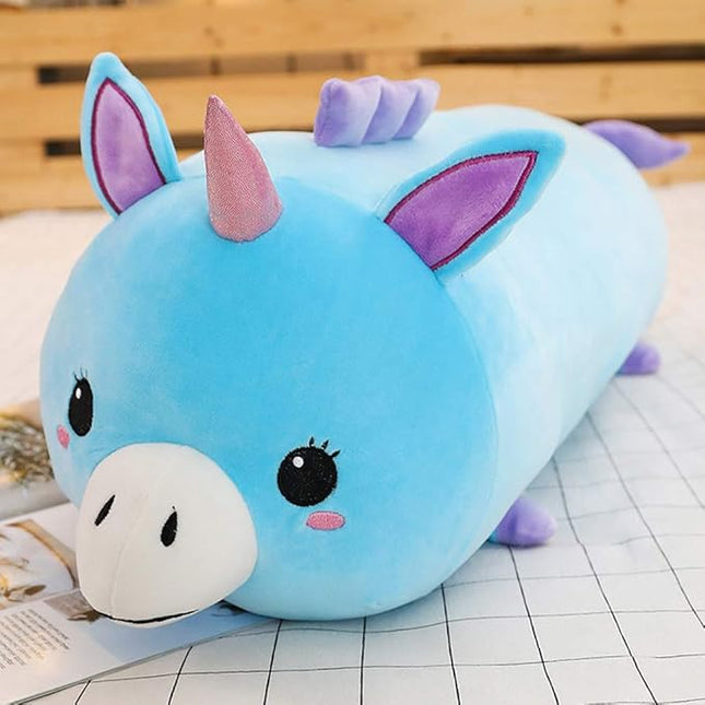 Unicorn Plush Pillow, Soft Unicorn Stuffed Animal Toy, Perfect For Kids' Gifts - Birthday, Christmas, Valentine's Day - 23.6"