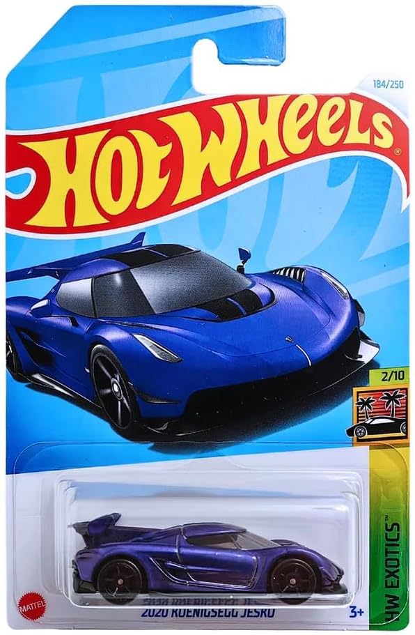 Hot Wheels 2020 Koenigsegg Jesko, 1:64 Scale, HW Exotics 2/10, Purple