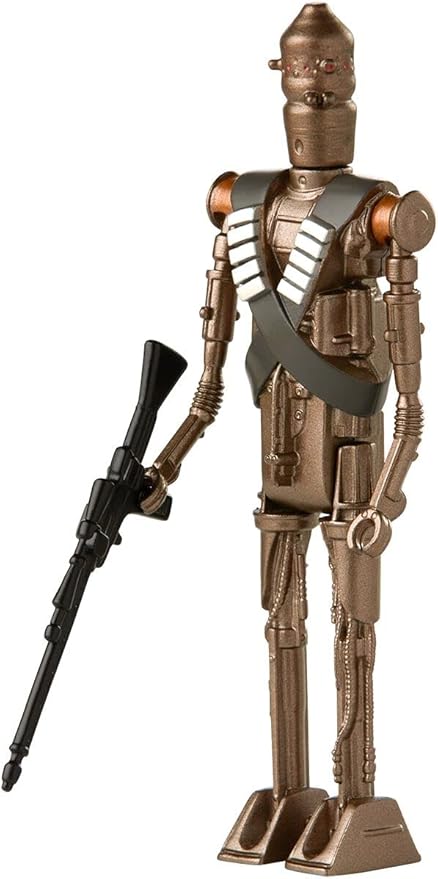 STAR WARS Retro Collection IG-11 Toy 3.75-Inch-Scale The Mandalorian Collectible Action Figure with Accessories, Toys for Kids Ages 4 and Up,F2021