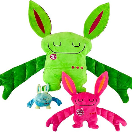 Bumpas 3 Pack Includes: Weighted Stuffed Pillow Animal with Surprise Bumpaloo & Thumper - Soft & Cuddly Plush for Comfort & Sensory Support
