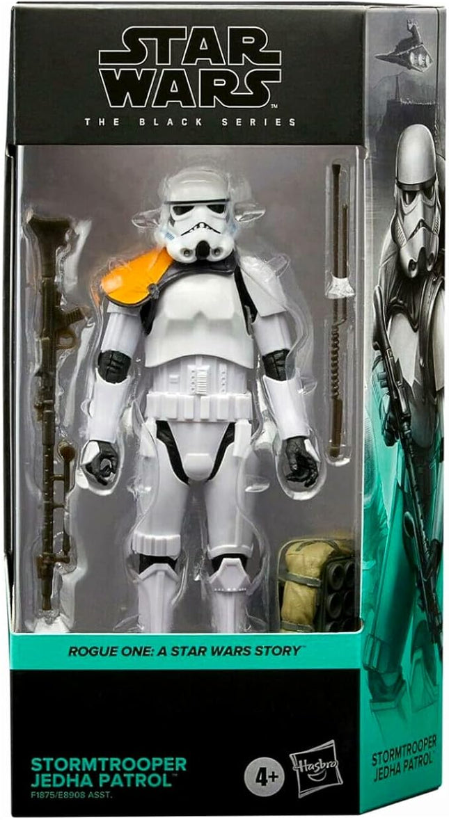 Star Wars Black Series 6 Inch Action Figure, Jedah Patrol, Stormtrooper Star Wars 2022 The Black Series 6 inch Action Figure ROGUE ONE STORMTROOPER JEDHA PATROL Movie Spin-off Hasbro Trooper