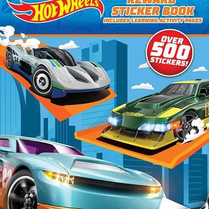 Hot Wheels Sticker Book | Hot Wheels Mini Coloring Book | Fast Cars Stickers Pad | Race Car Sticker for Boys | Car Books for Boys | Over 500+ Stickers | Officially Licensed