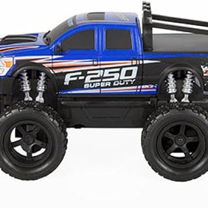 World Tech Toys Ford F-250 Super Duty 1:24 RC Monster Truck – Electric Powered – All-Terrain Tires – Full Function Radio Control